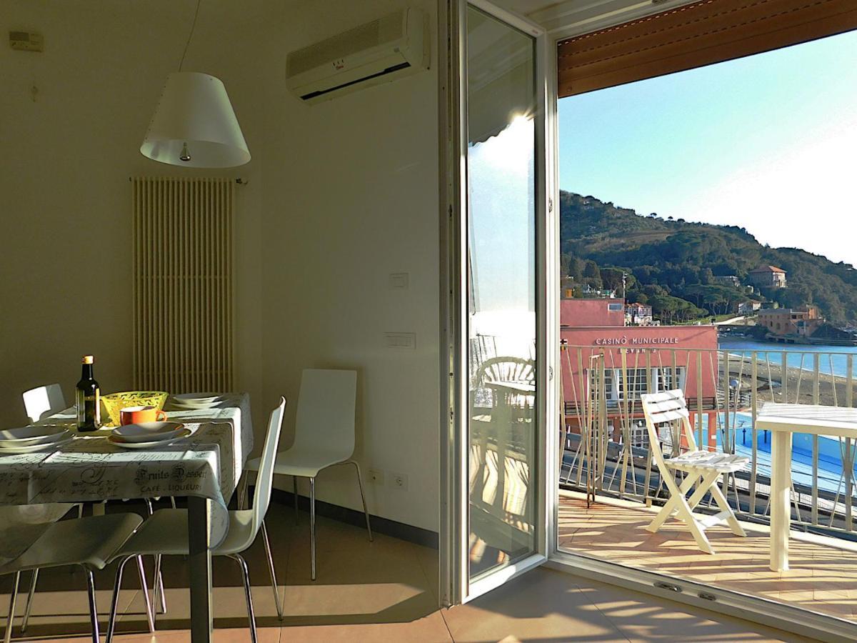 Trilocale Con Meravigliosa Vista Mare, Levanto Exterior foto