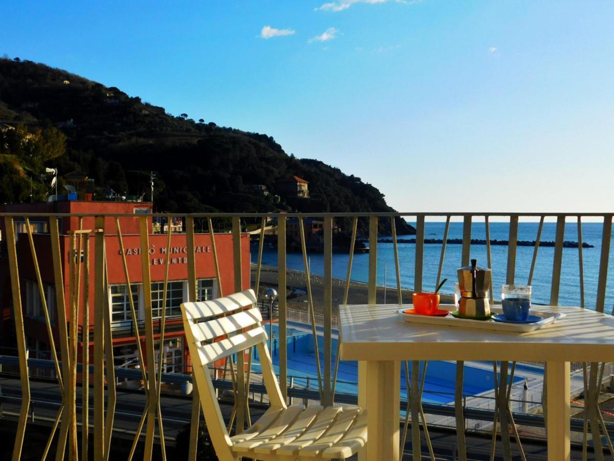 Trilocale Con Meravigliosa Vista Mare, Levanto Exterior foto