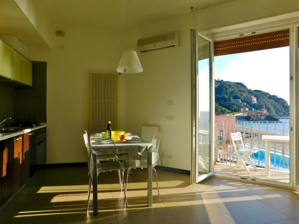 Trilocale Con Meravigliosa Vista Mare, Levanto Exterior foto
